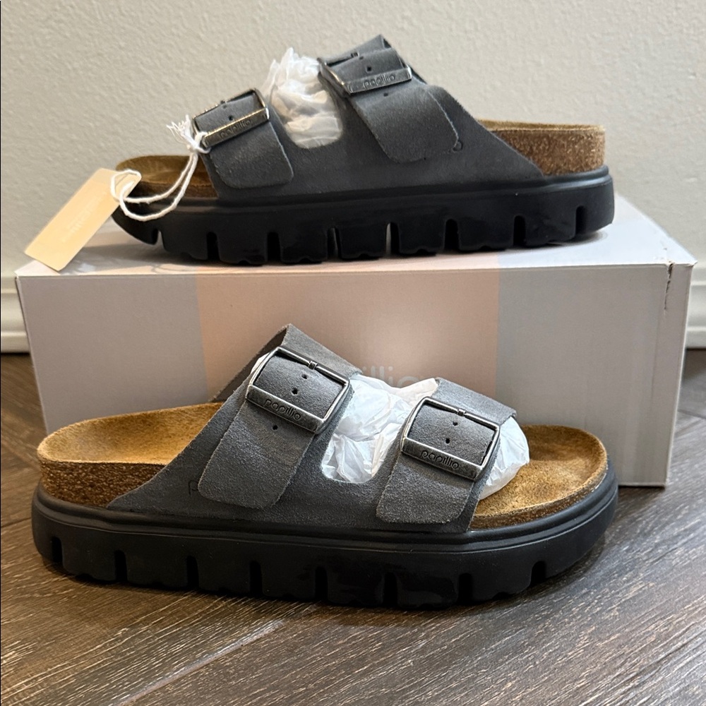 Birkenstock Arizona chunky suede